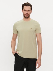 Calvin Klein T-Shirt K10K112724 Beżowy Slim Fit