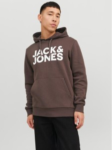 Jack&Jones Bluza Corp 12152840 Brązowy Standard Fit