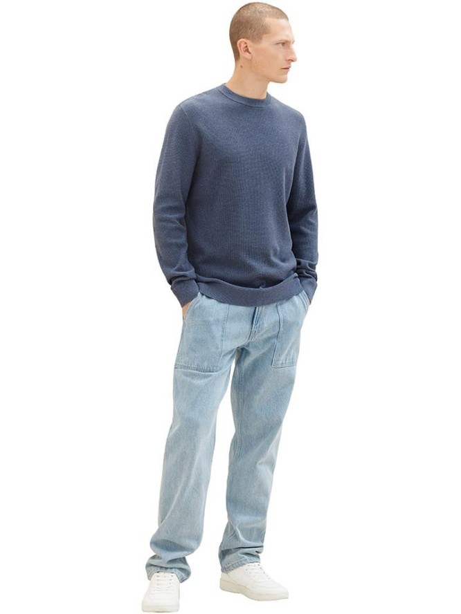Tom Tailor Sweter w kolorze szaroniebieskim rozmiar: XXL