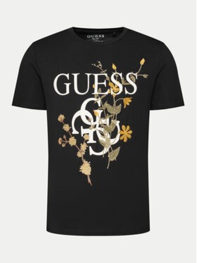 Guess T-Shirt M4GI53 K9RM1 Czarny Slim Fit