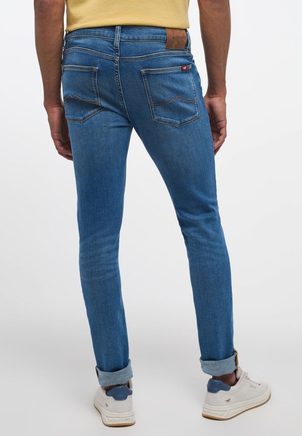 MUSTANG ATLANTA SUPER SKINNY MĘSKIE SPODNIE JEANSOWE JEANSY DENIM BLUE 1013679 5000 582