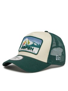 New Era Czapka z daszkiem Aspen Ski Patch 9FORTY A-Frame 60580849 Zielony