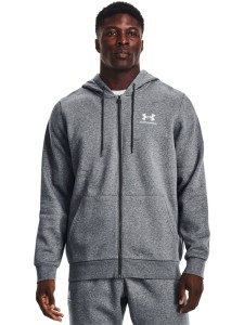 Bluza dresowa męska Under Armour UA Essential Fleece Fz Hood - szara