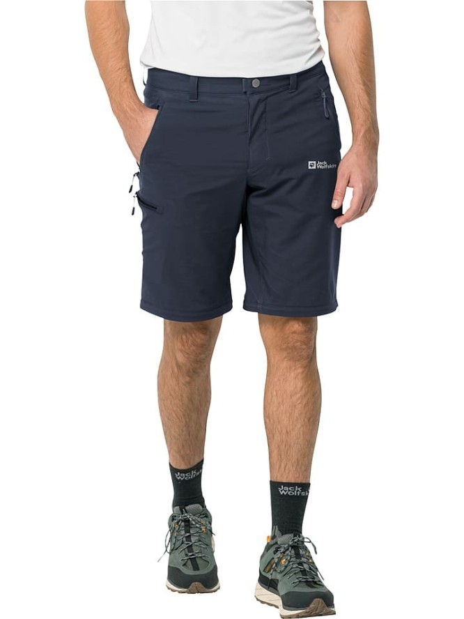 Jack Wolfskin Spodnie funkcyjne Zipp-Off "Active" w kolorze granatowym rozmiar: 52