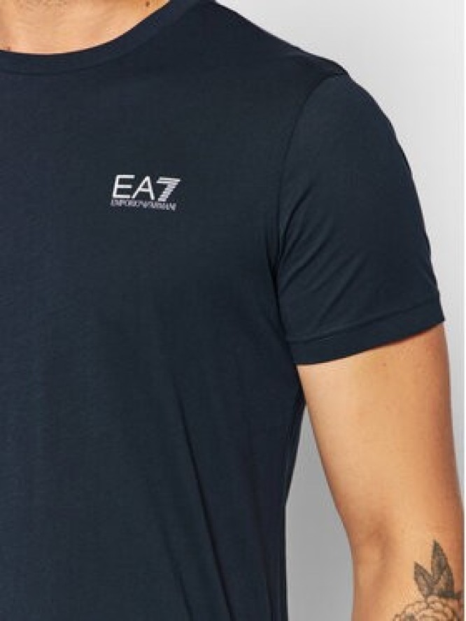 EA7 Emporio Armani T-Shirt 8NPT51 PJM9Z 0578 Granatowy Regular Fit