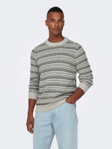 ONLY & SONS Sweter w kolorze beżowym rozmiar: S