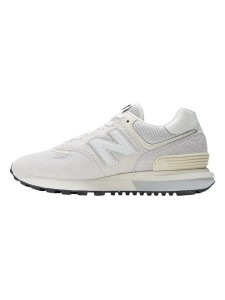 New Balance Skórzane sneakersy "U574LGG" w kolorze szaro-beżowym rozmiar: 42