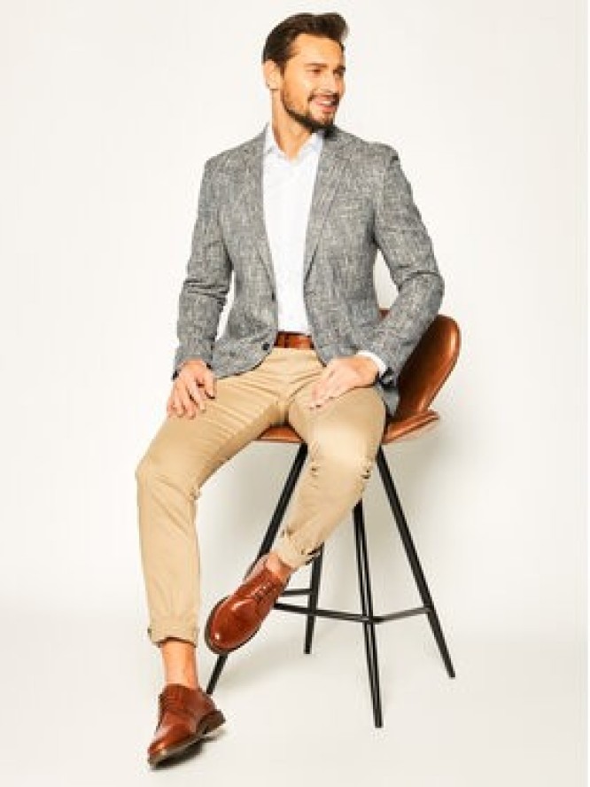 Emanuel Berg Koszula Crown PEB47813 Biały Slim Fit