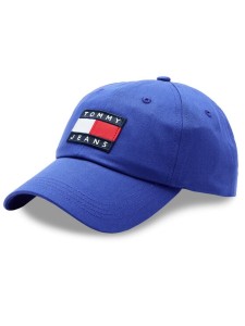 Tommy Jeans Czapka z daszkiem Heritage Flag AM0AM09000 Granatowy