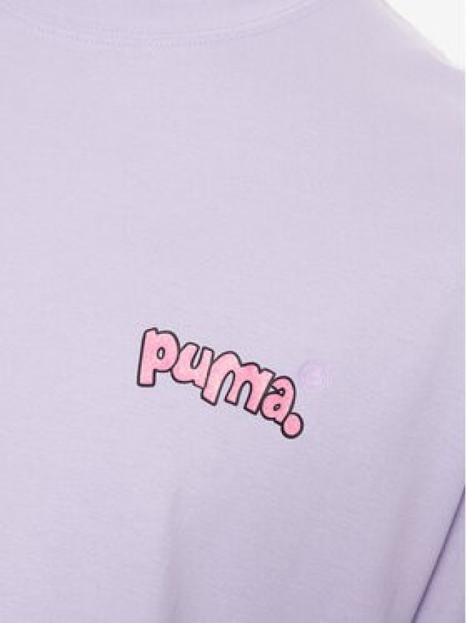 Puma T-Shirt 8ENJAMIN 539821 Fioletowy Relaxed Fit