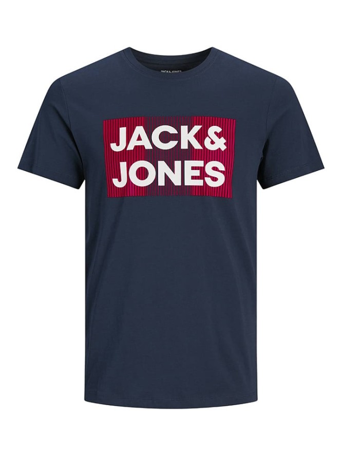 Jack & Jones Koszulka w kolorze granatowym rozmiar: L