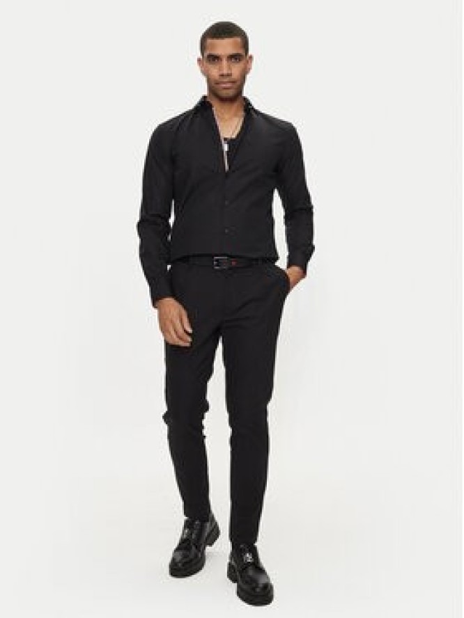 Hugo Koszula Koey 50519819 Czarny Slim Fit