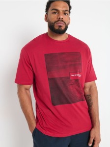Koszulka z nadrukiem - czerwony