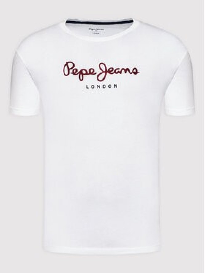 Pepe Jeans T-Shirt Eggo PM508208 Biały Regular Fit