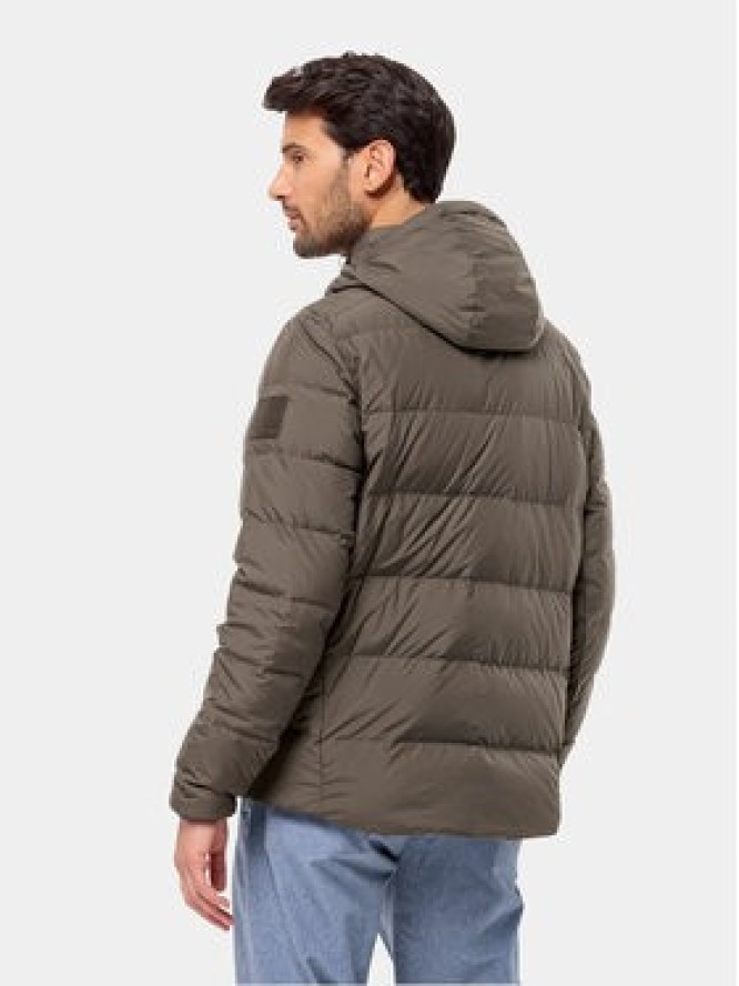 Jack Wolfskin Kurtka puchowa Colonius Jkt 1207431 Brązowy Regular Fit