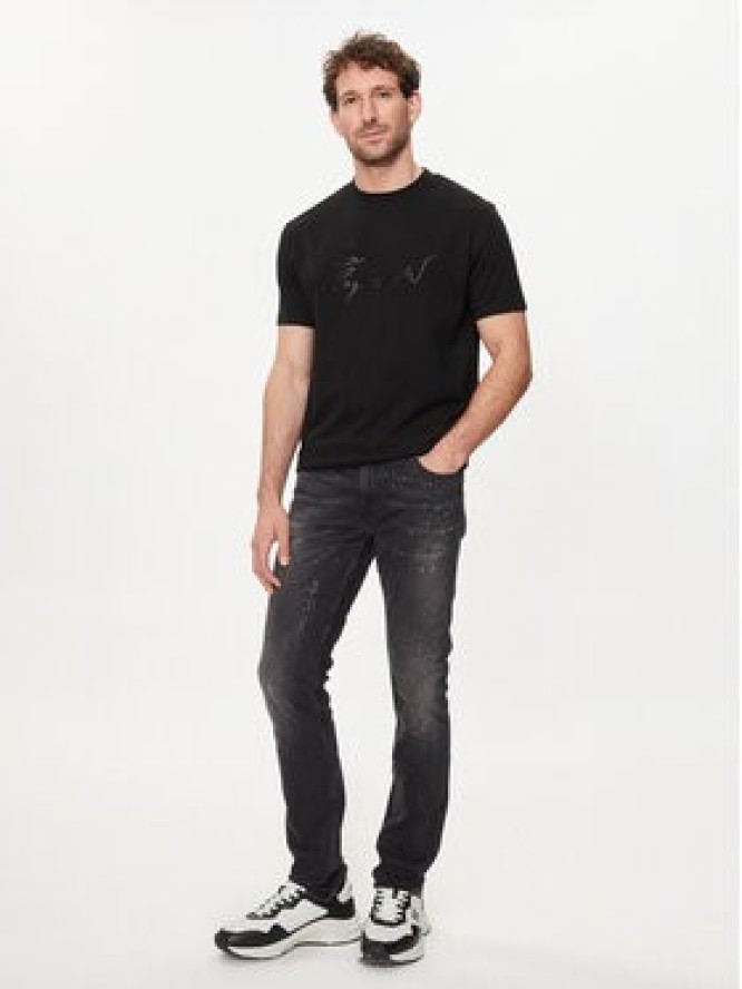 KARL LAGERFELD Jeansy 265801 542832 Czarny Slim Fit