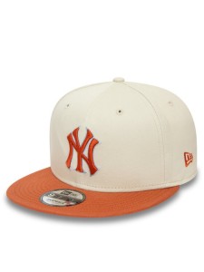 New Era Czapka z daszkiem Mlb Patch 950 Nyy 60503493 Beżowy