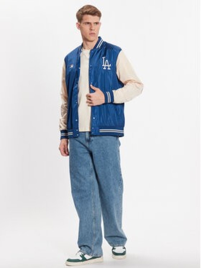 47 Brand Kurtka bomber Los Angeles Dodgers Core 47 Drift Track Jacket Niebieski Regular Fit