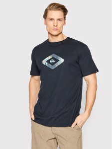 Quiksilver T-Shirt Let It Ride EQYZT06664 Czarny Regular Fit