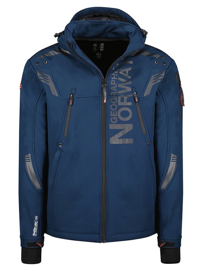 Geographical Norway Kurtka softshellowa "Talenteux" w kolorze granatowym rozmiar: S