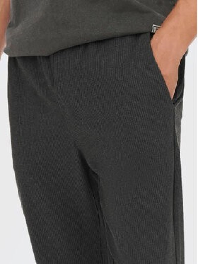 Only & Sons Spodnie materiałowe Linus 22023492 Czarny Relaxed Fit