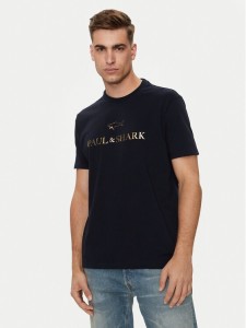 Paul&Shark T-Shirt 14311602 Granatowy Regular Fit